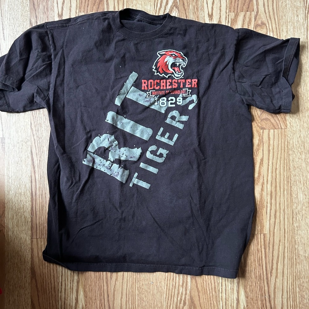 Champion Black RIT Tigers Tee